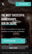 How getsquire.com looks like on a mobile device such as an iPhone.