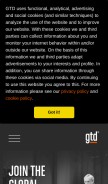 How gettingthingsdone.com looks like on a mobile device such as an iPhone.