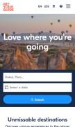 How getyourguide.it looks like on a mobile device such as an iPhone.