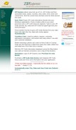 How getzips.com looks like on a mobile device such as an iPhone.