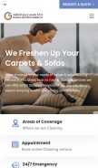 How ggcleaning-me.com looks like on a mobile device such as an iPhone.