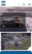 How ghd.com looks like on a mobile device such as an iPhone.