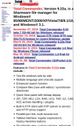 How ghisler.com looks like on a mobile device such as an iPhone.
