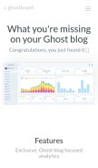 How ghostboard.io looks like on a mobile device such as an iPhone.