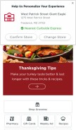 How gianteagle.com looks like on a mobile device such as an iPhone.