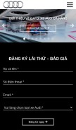 How giaxedanang.com looks like on a mobile device such as an iPhone.