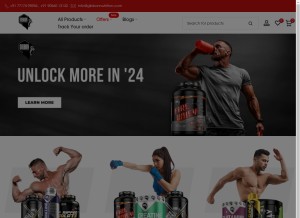 How gibbonnutrition.com looks like on a tablet such as an iPad.