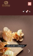 How gift-gallery.ma looks like on a mobile device such as an iPhone.