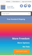 How giftcardmall.com looks like on a mobile device such as an iPhone.