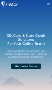 How giftwizard.co looks like on a mobile device such as an iPhone.
