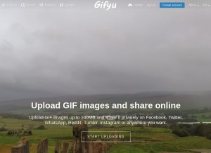 How gifyu.com looks like on a tablet such as an iPad.