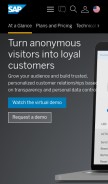 How gigya.com looks like on a mobile device such as an iPhone.