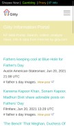 How giity.com looks like on a mobile device such as an iPhone.