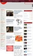 How gijon.es looks like on a mobile device such as an iPhone.