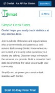 How gimlet.us looks like on a mobile device such as an iPhone.