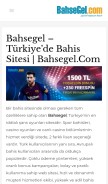 How girisbahsegel.com looks like on a mobile device such as an iPhone.
