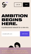 How girlboss.com looks like on a mobile device such as an iPhone.