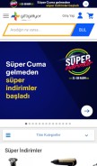 How gittigidiyor.net looks like on a mobile device such as an iPhone.