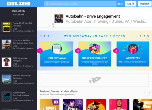 How give.zone looks like on a tablet such as an iPad.