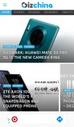 How gizchina.com looks like on a mobile device such as an iPhone.