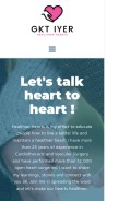 How gktiyer.com looks like on a mobile device such as an iPhone.