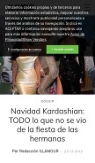 How glamour.mx looks like on a mobile device such as an iPhone.