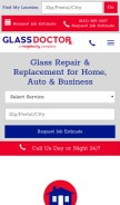 How glassdoctor.com looks like on a mobile device such as an iPhone.