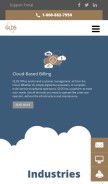 How glds.com looks like on a mobile device such as an iPhone.
