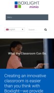 How global.boxlight.com looks like on a mobile device such as an iPhone.