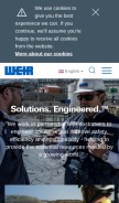 How global.weir looks like on a mobile device such as an iPhone.