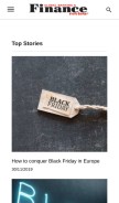 How globalbankingandfinance.com looks like on a mobile device such as an iPhone.