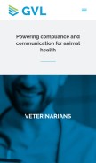 How globalvetlink.com looks like on a mobile device such as an iPhone.