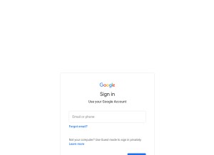 How gmail.fr looks like on a tablet such as an iPad.