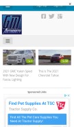 How gmauthority.com looks like on a mobile device such as an iPhone.