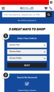 How gmpartsdirect.com looks like on a mobile device such as an iPhone.