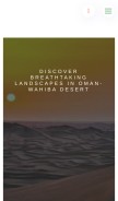 How go-oman.com looks like on a mobile device such as an iPhone.