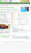 How go4schools.com looks like on a mobile device such as an iPhone.