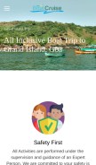 How goaboatcruise.com looks like on a mobile device such as an iPhone.