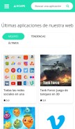 How goapk.org looks like on a mobile device such as an iPhone.