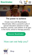 How goboardmaker.com looks like on a mobile device such as an iPhone.