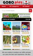 How goboplay.com looks like on a mobile device such as an iPhone.