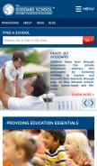 How goddardschool.com looks like on a mobile device such as an iPhone.