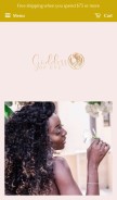 How goddessofeve.com looks like on a mobile device such as an iPhone.