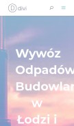 How godgruz.pl looks like on a mobile device such as an iPhone.