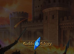 How godsandglory.com looks like on a tablet such as an iPad.