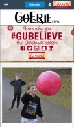 How goerie.com looks like on a mobile device such as an iPhone.