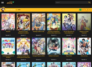How gogoanimes.ai looks like on a tablet such as an iPad.