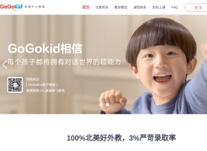 How gogokid.com looks like on a tablet such as an iPad.