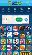 How gogy.com looks like on a mobile device such as an iPhone.