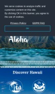 How gohawaii.com looks like on a mobile device such as an iPhone.
